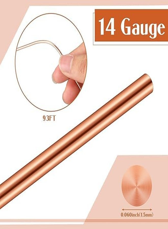ART IFACT 2 Meters Bare Copper Wire - 14 Gauge (2.032 mm Diameter) - Copper Wire - Without Enameled - Imitation Jewellery part - Image 5